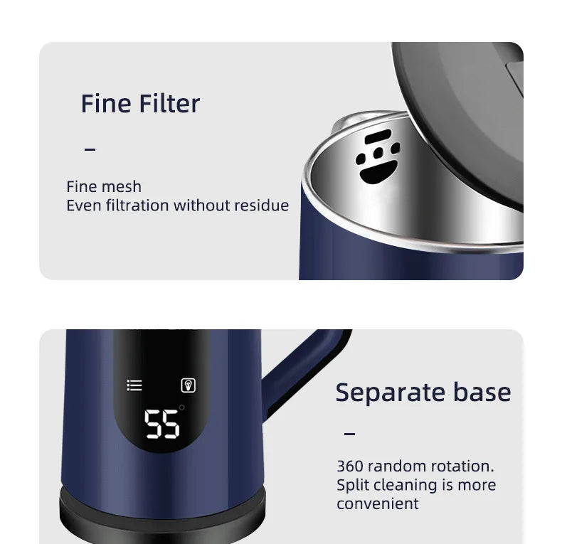 Electric Kettle Insulation Stainless Steel Automatic Power-off 3L Large-capacity Kettle