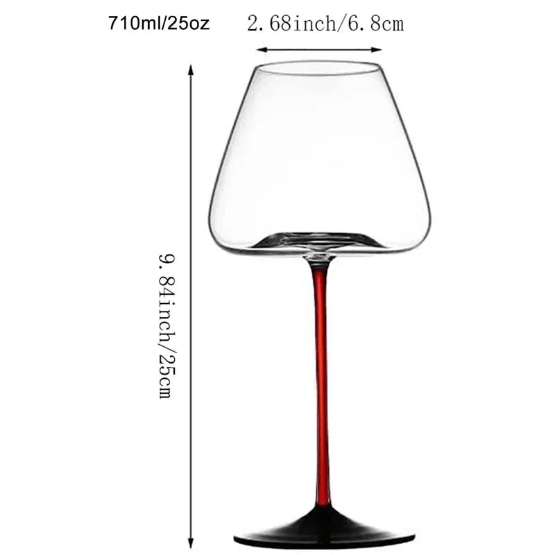 New Wine Glass Light Luxury High Value Crystal Glass Red Wine Glass Household High Value Goblet High Grade Wine Glasses