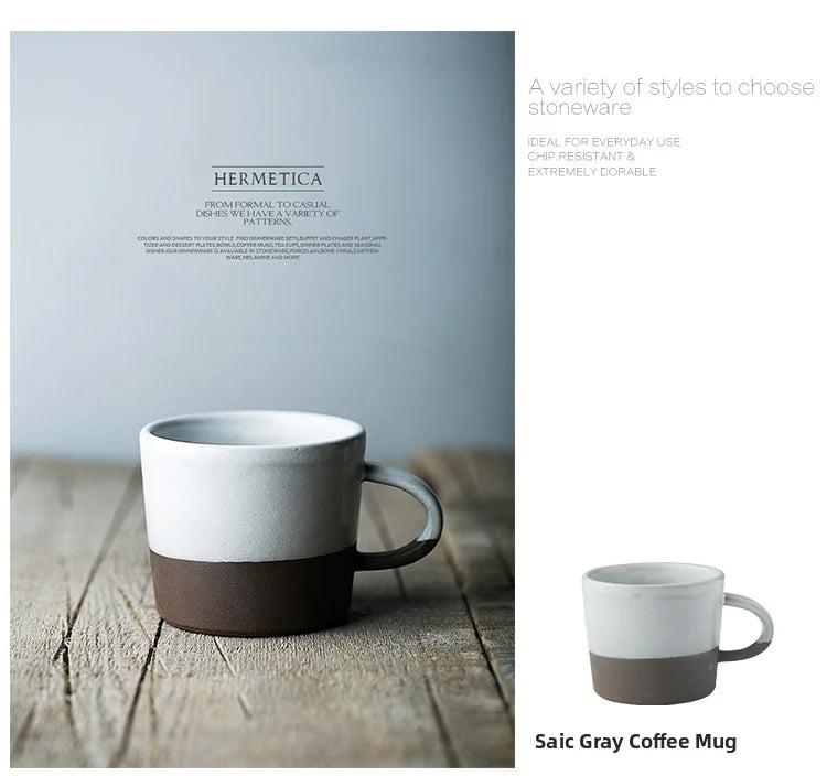 Nordic Style Ceramic Mug Creative Tea Cup Water Cup Simple Home Use Drinking Cup Afternoon Tea Coffee Cup for Adults