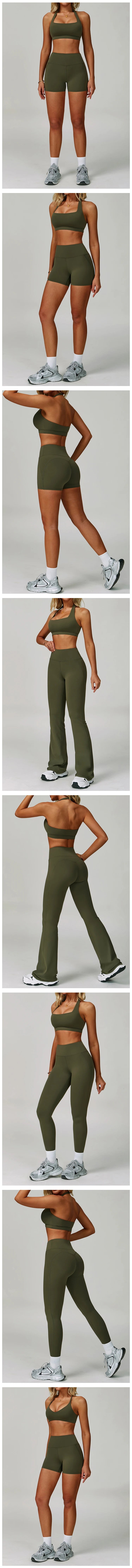 Women's Tracksuit 2 Piece Set Fitness Clothes Yoga Sets Sportswear Workout Bra High Waist Leggings Set Gym Clothing Sports Suits