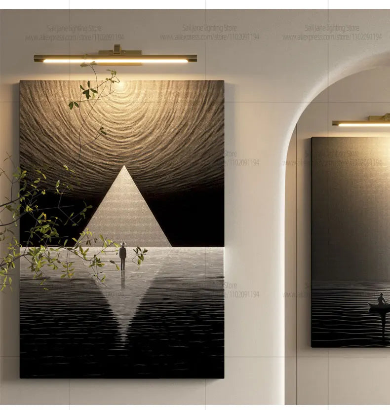 Modern LED Picture Light 180° Rotatable Wall Mounted Sconce For Painting Artwork Gallery Bathroom Mirror Vanity Lighting Fixture