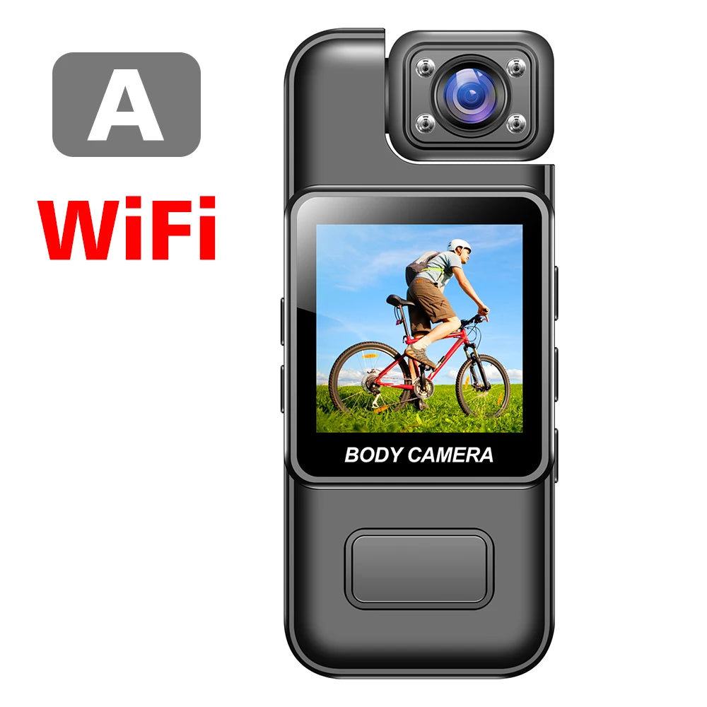 HD 4K Wifi Hotspot Mini Camera Portable Digital Bodycam Night Vision DVR Mini Police Camera