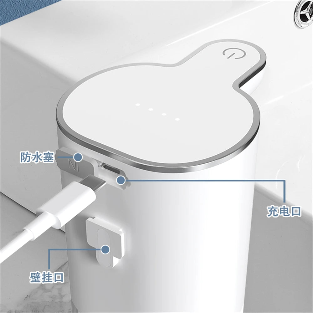 Automatic Inductive Soap Dispenser Foam Washing Dispensers 400ML Smart Hand Washing Soap Distributor PX5 Waterproof White Black