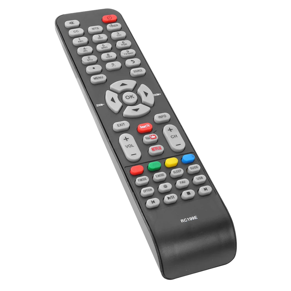 Plastic Television Remote Control Replacement Parts Smart Television Remote Control Accessories for TCL/HYUNDAI/EKT/HKPro/VISIVO