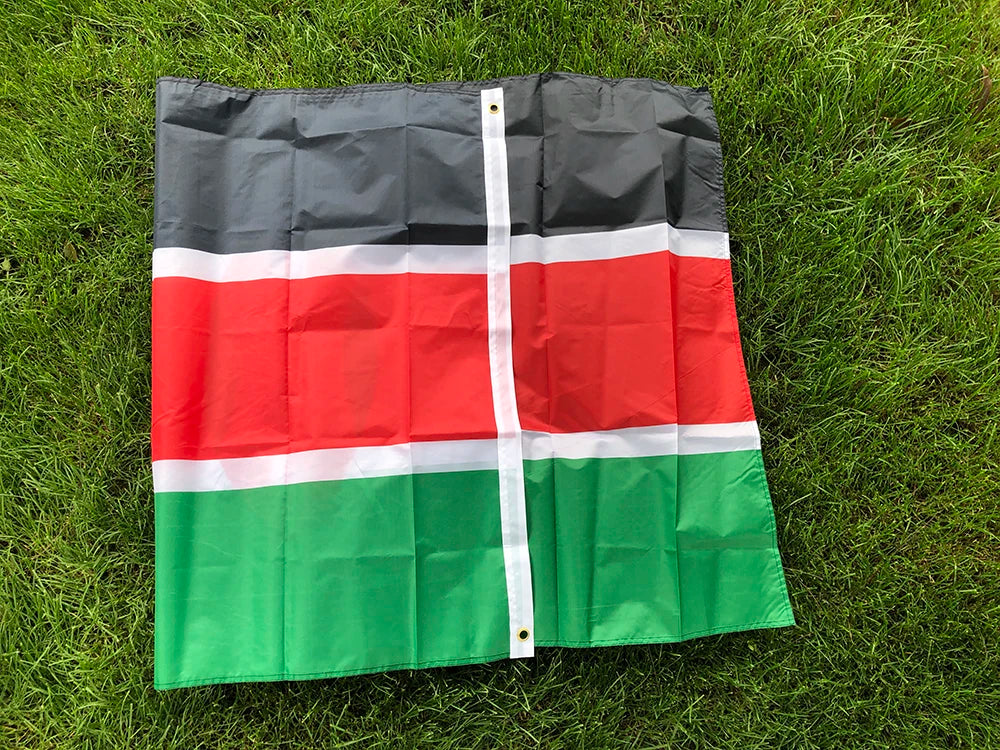SKY FLAG Kenya Flag 90x150cm High Quality Polyester Standard Hanging Ken Ke Kenya Flag For Decoration