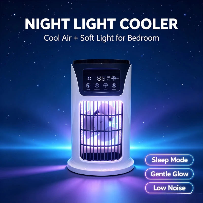 New Portable Mini Air Conditioner Air Cooler Fan Water Cooling Fan Air Conditioning Air Cooler For Office Mobile Air Conditioner