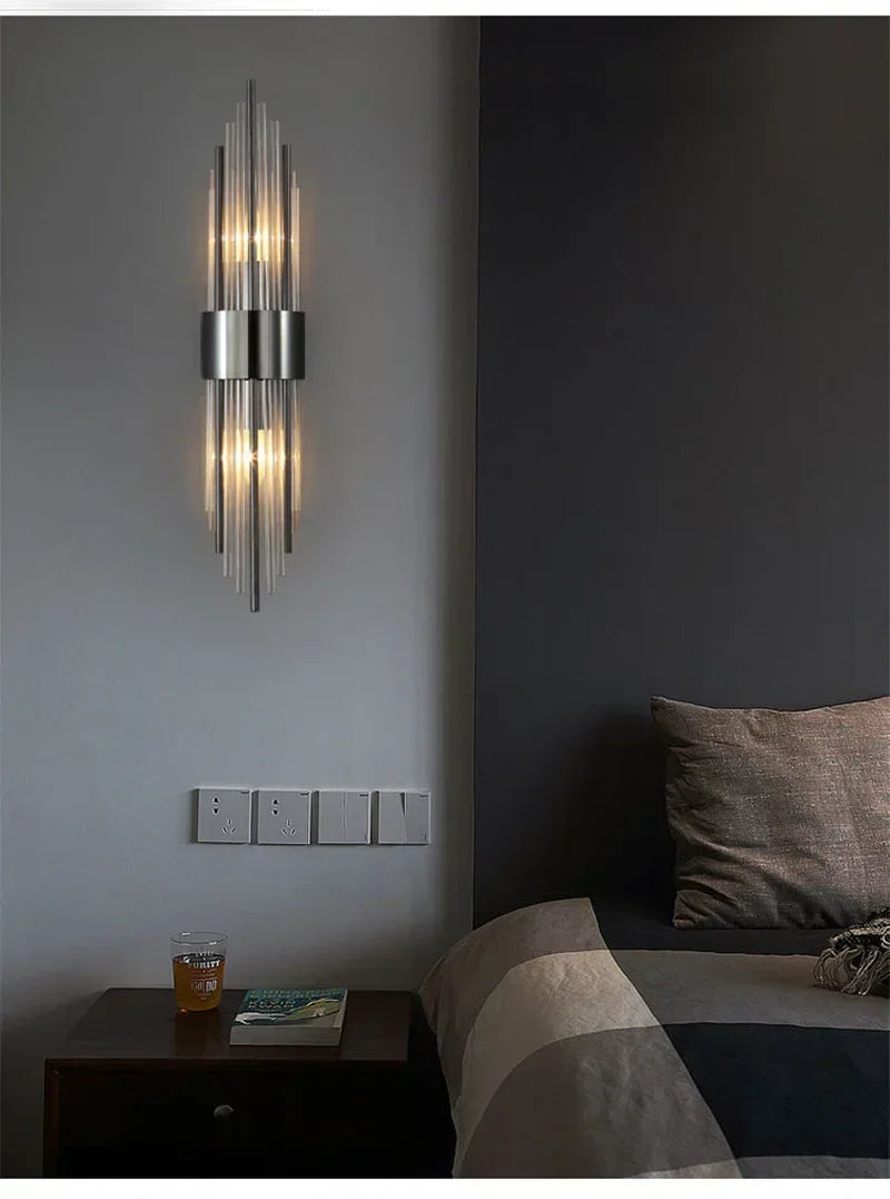 Luxury Wall Lamp Modern LED Gold Wall Light Indoor Lighting Wall Sconce Home Decor for Living Room Bedroom Bedside Stairs Lamps