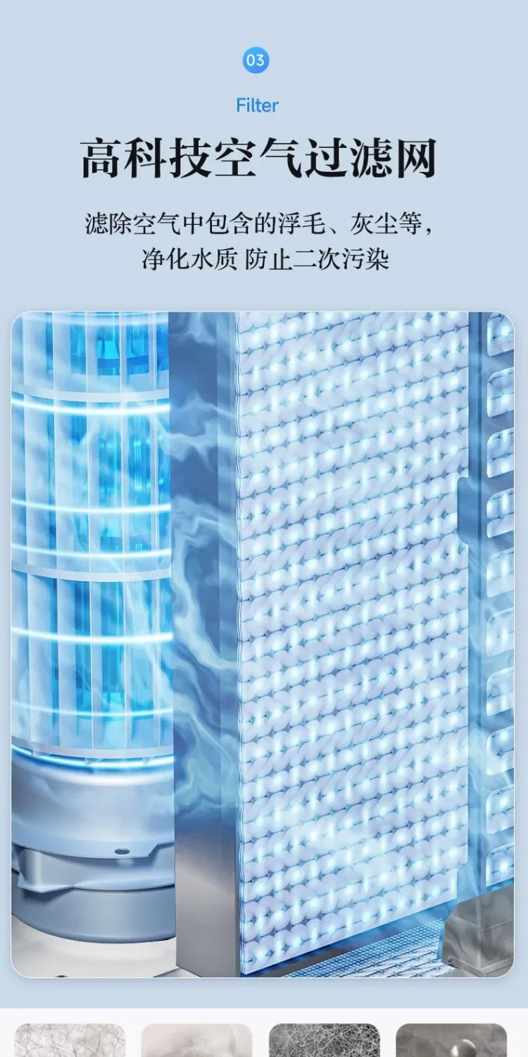 2026 New Portable Evaporative Air Cooler Water Cooling Fan Cold Wind Air Conditioner Fan for Home Dormitory Office Use