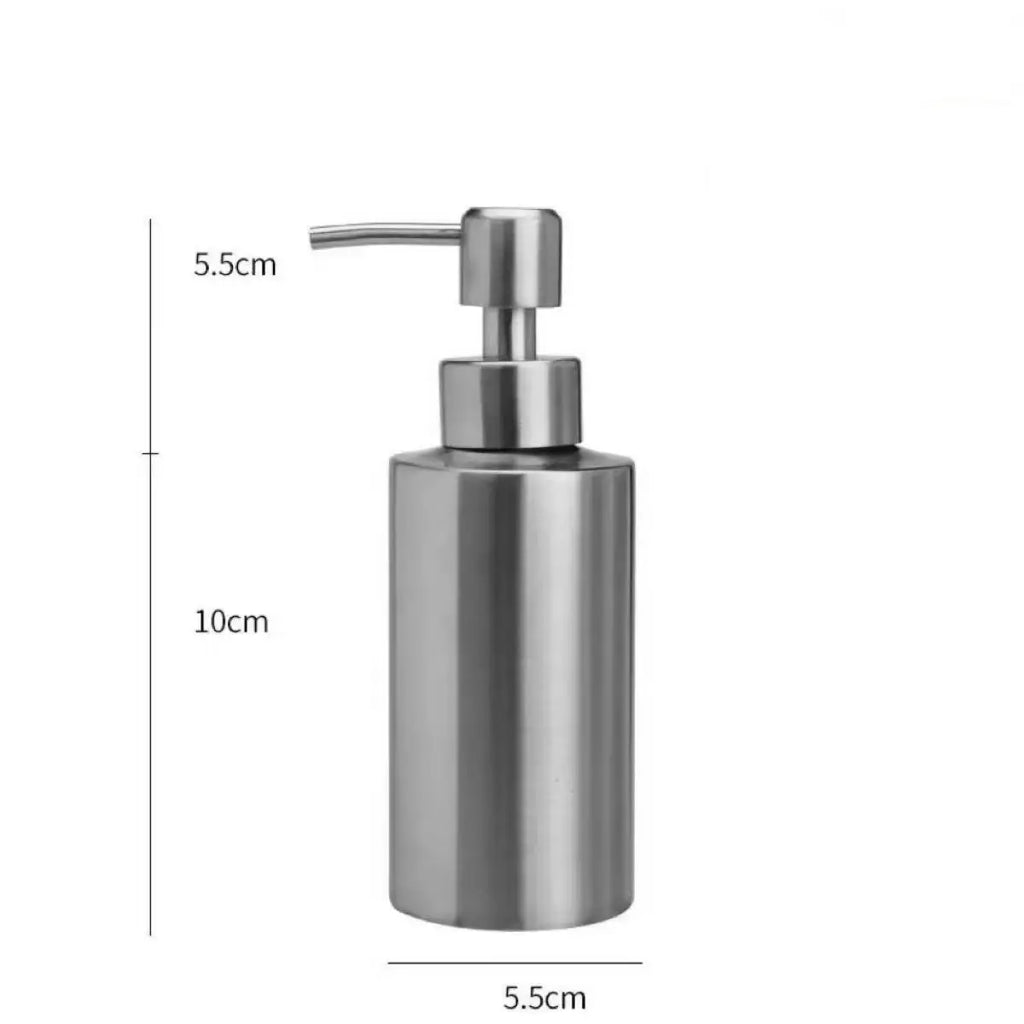 Liquid soap dispenser bottle gel bottle 304 stainless steel Lotion Pump Hand Soap Kitchen Bathroom Dispenser 250ml/350ml/550ml