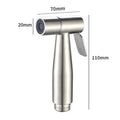 Handheld Toilet Bidet Faucet Sprayer Stainless Steel Bathroom Bidet Spraye Set Hand Sprayer Shower Head Self Cleaning No Punch