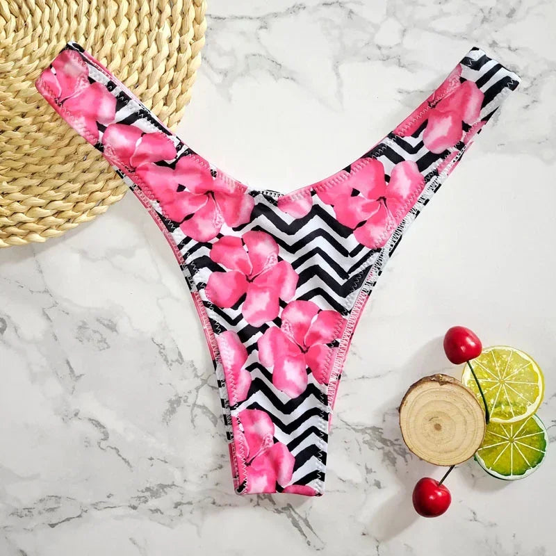 Bikini Brazilian  Beachwear Bikini Bottom Swimwear Bottom Thong Sexy Mini String Swimwear Bikini Swimsuit for Women Biquini