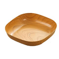 1/10/20Pcs Dish Kitchen Wood Grain Plastic Square Plate Dried Fruit Fruit Cake Snack Plates Snack Tableware Bowl Dish Dinnerware