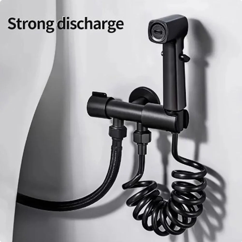 Handheld Bidet Sprayer Household Toilet Faucet Washer High-Pressure Sprayer Head Bidet Shower Kit Cleaning Watering Nozzle