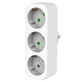 EU Electrical Socket 3 Outlets European Standard Adapter Expansion Power Socket 2Pin Plug Extension AC Converter Adaptor Home