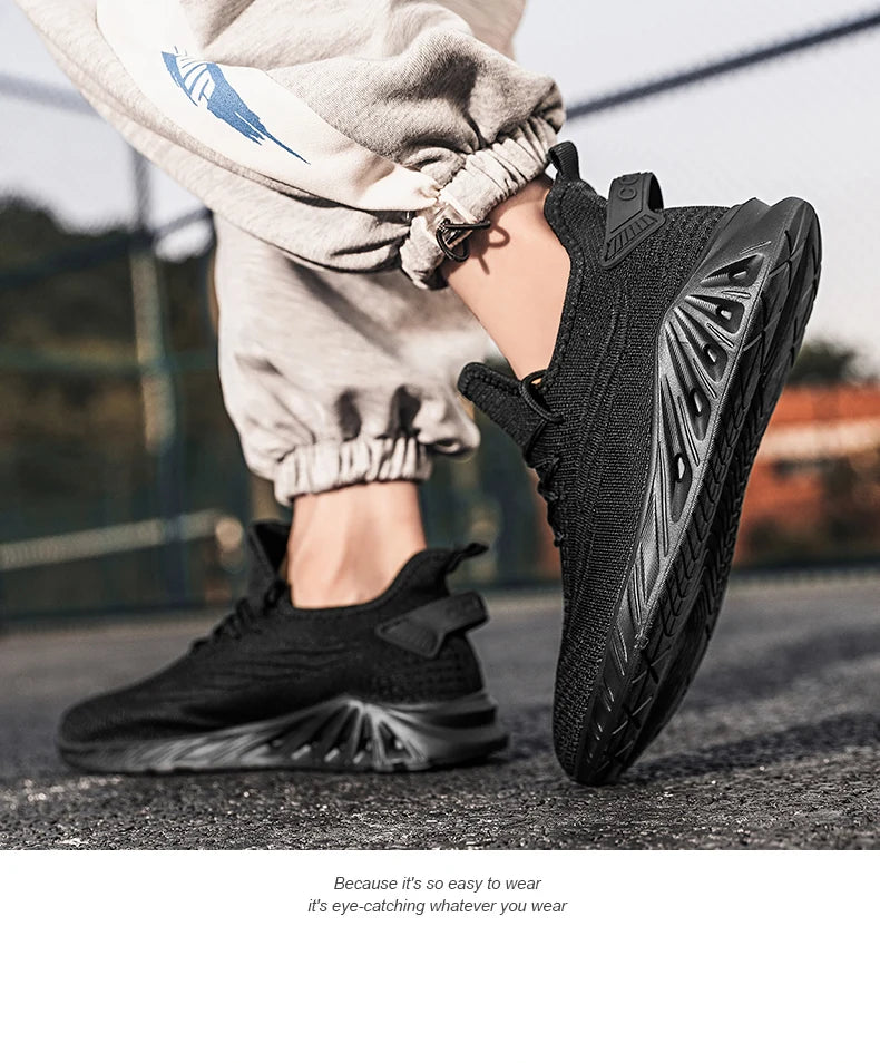 Marathon Running Shoes Casual Men Sports Outdoor Lightweight Shock-Absorbing HardWearing Male Comfortable Athletic WalSneakers