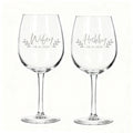 Personalized Engraved Wine Glasses Monogram Anniversary Couple Wine Glasses Set of 2pcs Wedding Toasting Glass Housewarming Gift