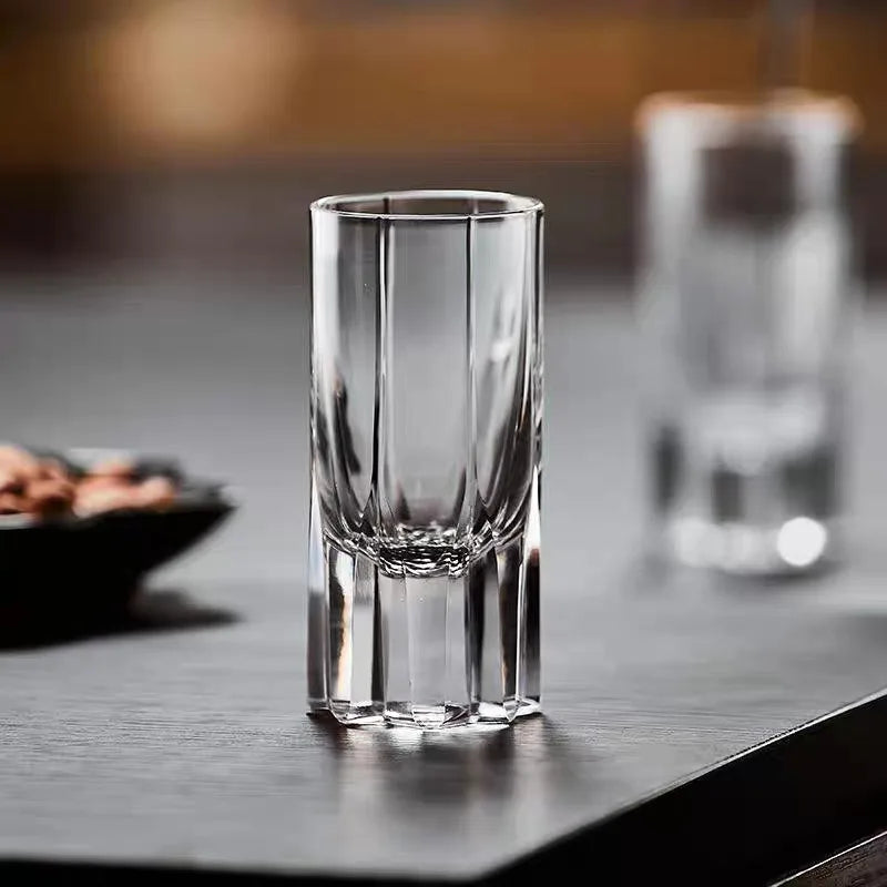 25ML Crystal Shot Glass Whiskey Tequila Glasses Home Bar, Elegant Gift Set For Weddings, Parties & Bourbon Tasting,liquor Cup