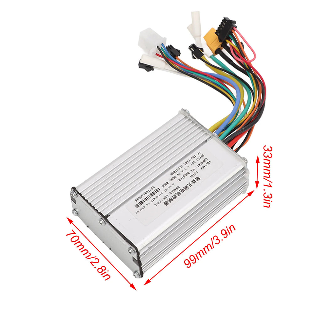 Two-Wheel Electric Scooter Controller 48V 20A Smart Brushless Motor with Advanced Safety Features for Outdoor Use