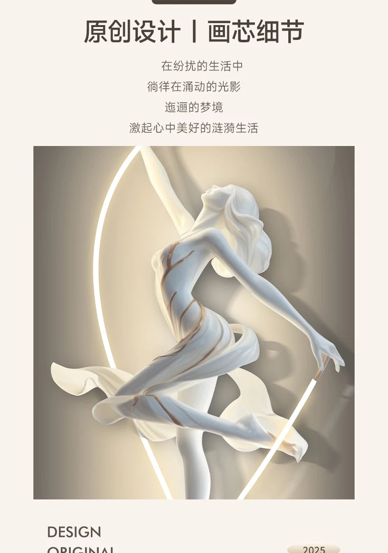 Modern light luxury entrance door, foyer decoration painting, high-end feeling, corridor corridor hanging painting, hydroponic g