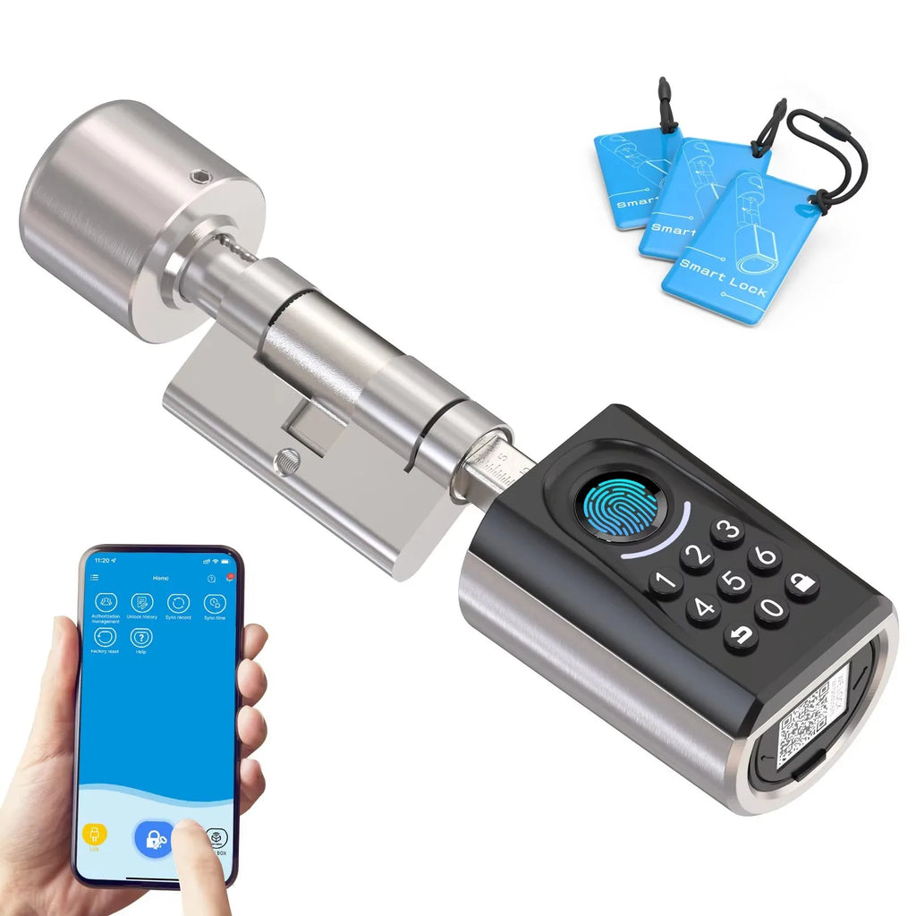 WELOCK TOUCA51 Smart Lock Fingerprint & Keypad Entry, Keyless Door Lock for Home/Office