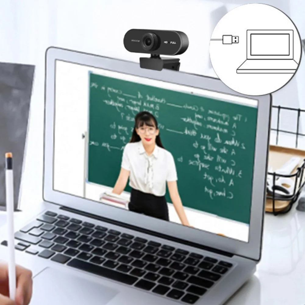HD 1080P/2K Web Camera USB Camera Built In Microphone USB Network Camera Web Camera Autofocus Business Webcam for PC Laptop