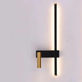 Reading and switching simple wall lamp bedroom bedside lamp Nordic 2023 master bedroom line background wall lamp