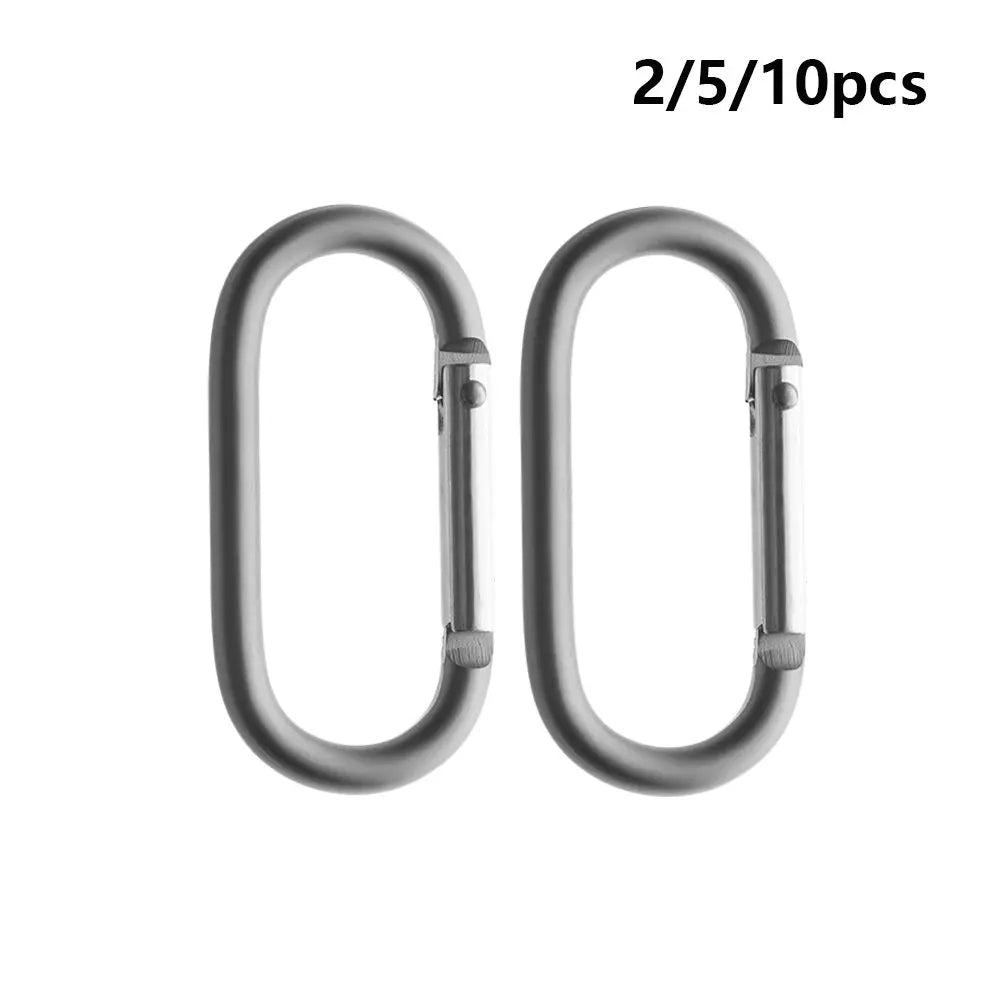 2/5/10pcs Survival Gear Camping Hiking Outdoor tool Camp Mountaineering Hook Buckle Keychain Travel Kit Climing Carabiner