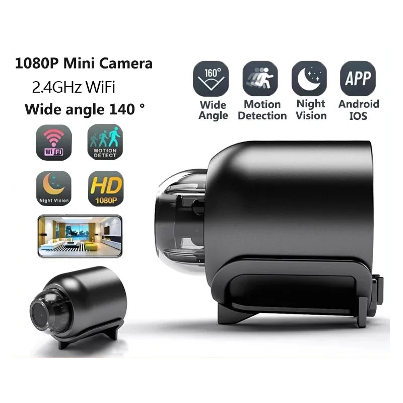 WiFi Webcam 1080P HD Indoor Security IP Camera IR Night-vision Video Recorder Anti-theft Remote Monitor usbcamera