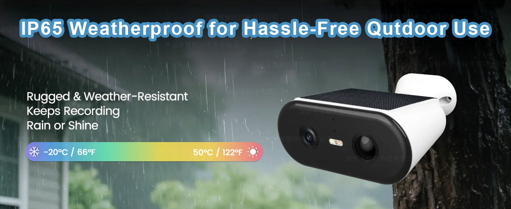 2K Solar Security Camera WIFI Wireless 2.4/5GHz DualBand Outdoor Camera IP65 Waterproof  AI PIR Motion Surveillance Battery Cam