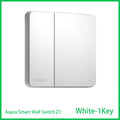 Aqara Z1 Smart Wall Switch ZigBee 3.0 More Control Switch Single Live/Neutral Wire Key Light Button for Smart Home HomeKit APP