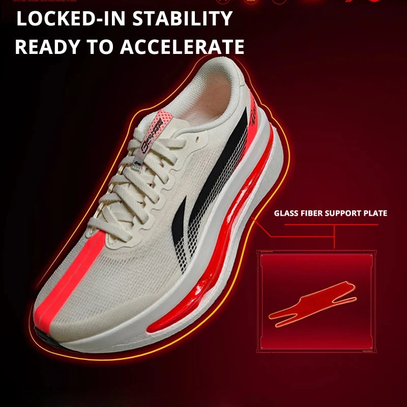 [Suguru Osako Style] Li-Ning Men's RED HARE 9 ULTRA Racing Running Shoes BOOM FIBER  Breathable Light LiNing Sneakers ARPW007