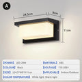 LED Outdoor Waterproof Wall Light 15W Radar Sensing Indoor Bedroom Living Room Outdoor Porch Wall Light Garden Decorative Light