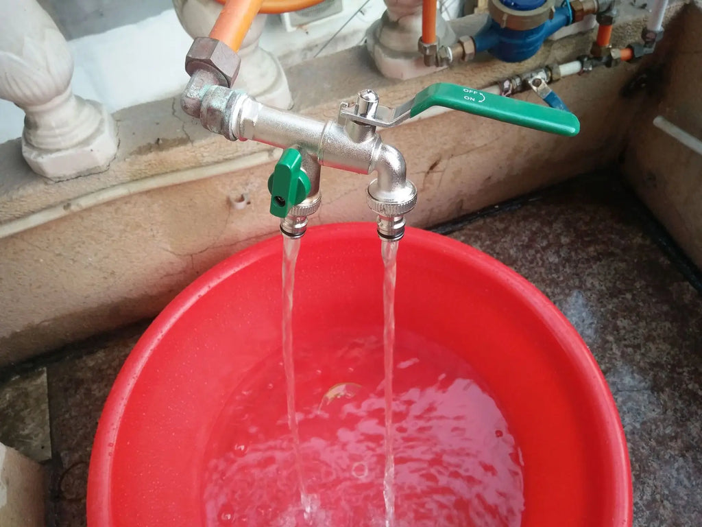 Garden Outdoor Bibcock Faucet DN15 DN20, Anti-freeze, Dual Control Copper for Washing Machine and Kitchen Garden Sink    1/2