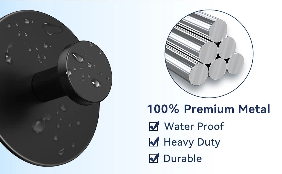 Towel Hooks Extra Sticky Stainless Wall Coat Racks Rustproof Hook Holder Wall Mount Punch-free Hanger for Kitchen Bathroom Home