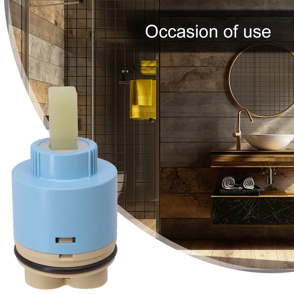 Fit For Most Sink Faucets Lever Tap Mixer Tap Cartridge Bathroom Kitchen 35/40mm Ceramic Disc Fittings Parts Tools