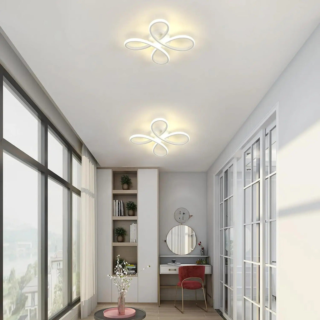 Modern LED Ceiling Light, 27cm Ceiling Lamp, LED Ceiling Light Fixture for Bedroom Living Room, Dining Room Kitchen
