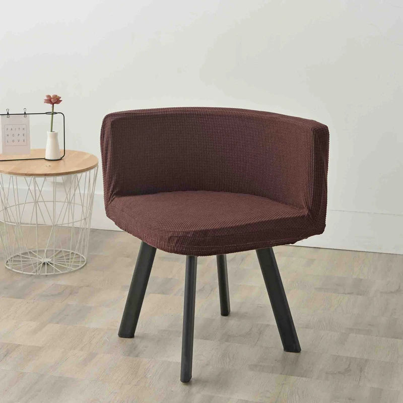Stretch Triangle Chair Cover All-inclusive Protector Low Back Dining Chair Home Hotel Leisure Party Polar Fleece Chair Cover