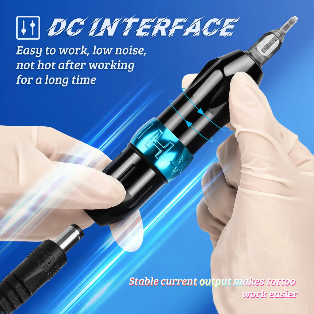 Rocket Motor Tattoo Pen Rotary Tattoo Machine Tattoo Cartridges Needles Gun Equipment For Semi Permanent Microblading Makeup