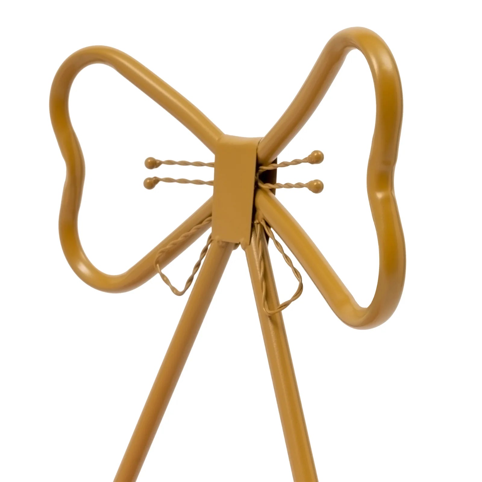 Butterfly Bow Tie Vanity Chair Modern Vanity Stool Velvet Cushion Makeup Chair Metal Frame Butterfly Backrest Chair Dining Chair