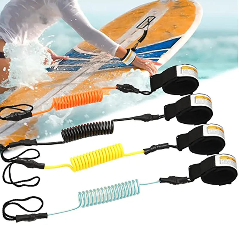 Surfing Safety Handlines TPU Stand up Paddle Surfing Ropes Boat Safety Paddles Surf Accessories for Water Sports