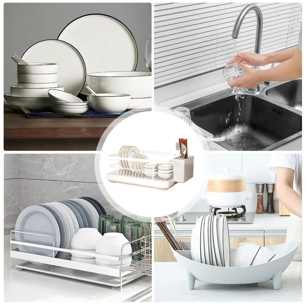 Dish Drying Rack Kitchen Drying Rack Kitchen Counter Organizer kitchen dish storage rack home integrated rack Kitchen Supplies