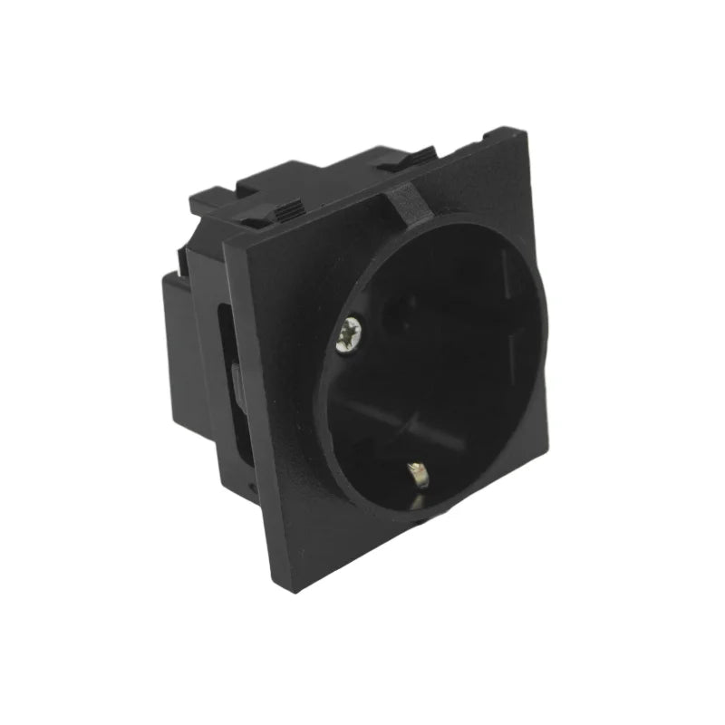 EU socket schuko black eu socket 16a power extension wall socket european germany korean European standard power socket E-08 4.8