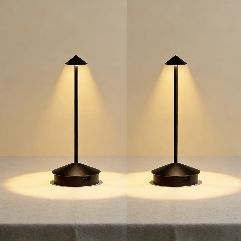 Rechargeable LED Wireless Cordless Table Desk Night Bedside Lamps Touch Sensor Decoracion Lamp for Restaurants Hotel Bedroom Bar