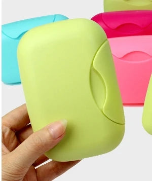 Plastic Travel Soap Box Dish Plate Case Case Holder Container Wash Shower Home Shower Bathroom Sealed Soap Case