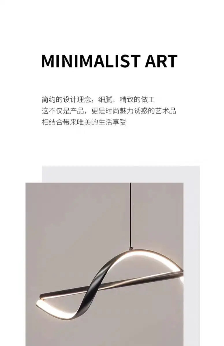 Modern Light Luxury Restaurant Pendant Lamp Italian Creative Living Room Dining Table Bar Counter Nordic LED Lighting Fixtures