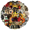 50Pcs Occult Celestial Creepy Stickers Gothic Moon Decals For Phone Scrapbook Suitcase Skateboard Guitar DIY Aesthetic Stickers
