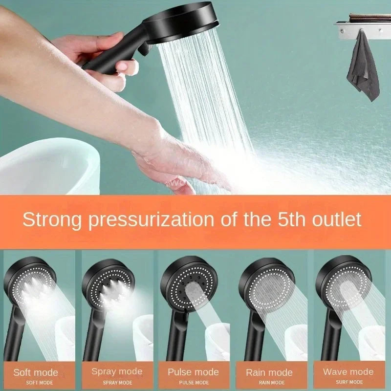 Shower Phone Bathroom Bath and Accessories Shower for Bathroom High Pressure Water Saving Pressurized Spa Handheld Showers