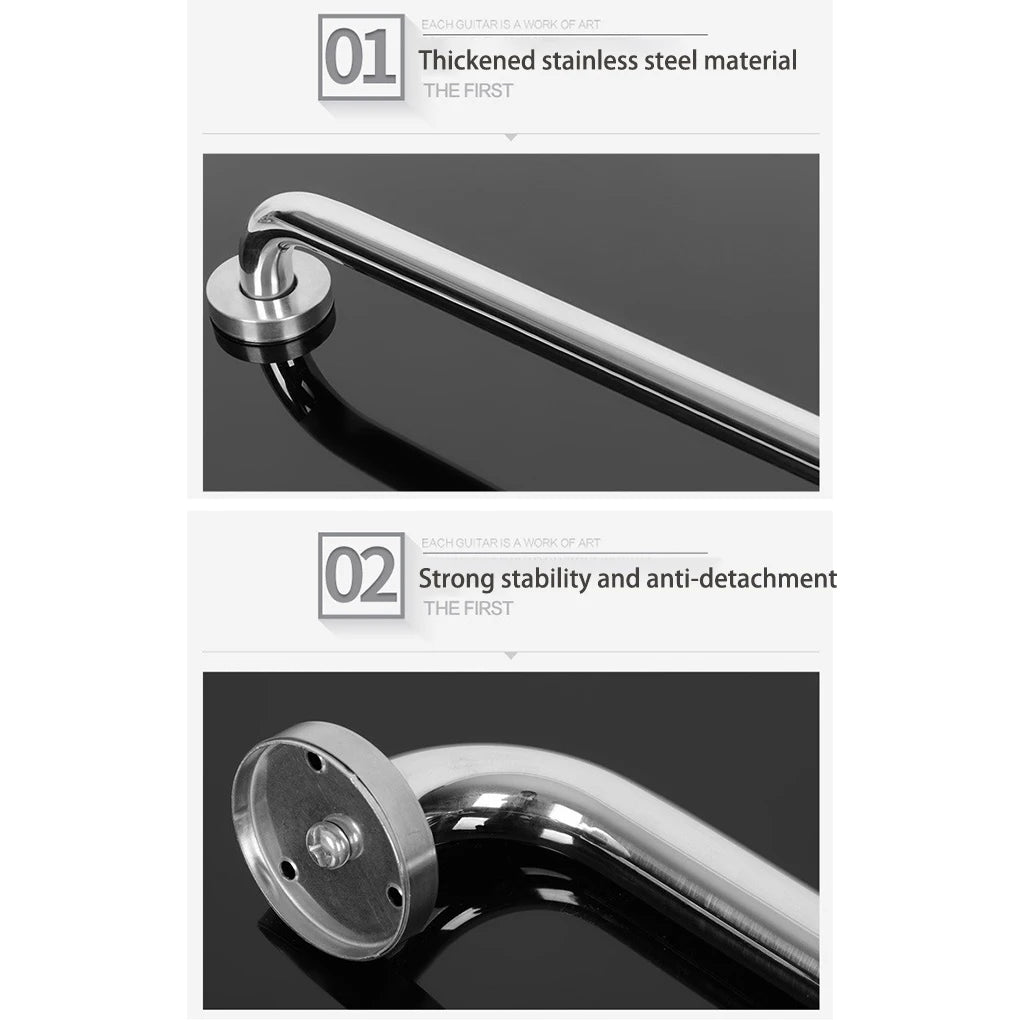 Towel Grab Bar Stainless Steel Holder Wall Bar Handle Bathroom Thicken Vanity Home Room Bath 300/400/500mm