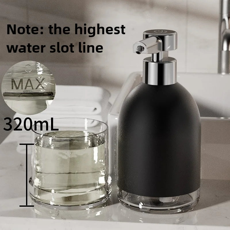 Automatic Soap Dispenser USB Rechargeable 1200mAh Touchless Foam Hand Kitchen Laundry Detergent Pump 5 Gear Sensor Dispenser
