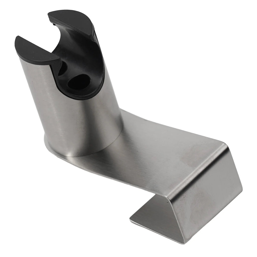 Bidet Sprayer Holder for Toilet Bathroom in Brushed Nickel Stainless Steel with Dual Mount Capability for Wand Use